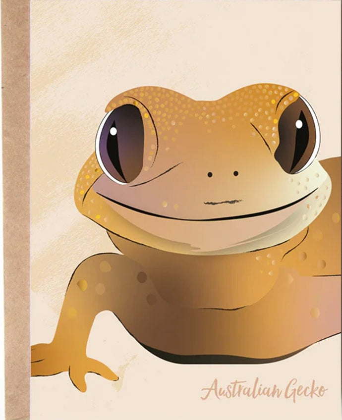 Gecko Journal (A5 lined). Printed on Certified Sustainable Paper