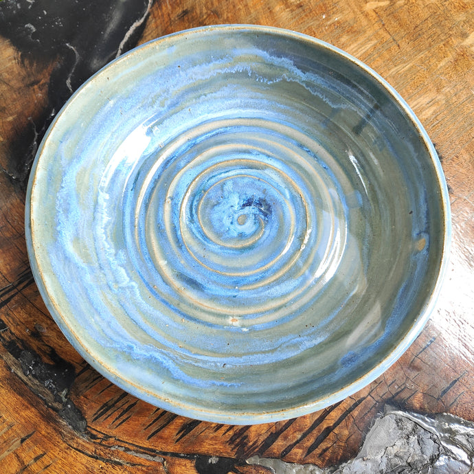 Large spiral wave bowl - Tatty K