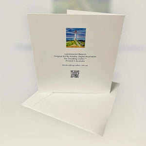 Greeting Card - Luminescent Beacon - Kendra Chang