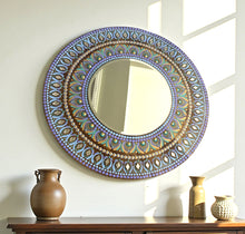 Load image into Gallery viewer, Mandala Mirror – Hand Painted by Gina Barker (Gone Dotty)