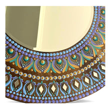 Load image into Gallery viewer, Mandala Mirror – Hand Painted by Gina Barker (Gone Dotty)