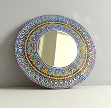 Load image into Gallery viewer, Mandala Mirror – Hand Painted by Gina Barker (Gone Dotty)