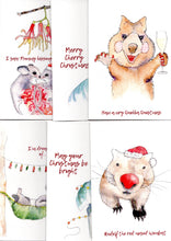 Load image into Gallery viewer, Mixed pack of 6  Christmas cards - Belinda James