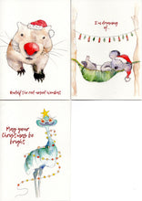 Load image into Gallery viewer, Mixed pack of 6  Christmas cards - Belinda James