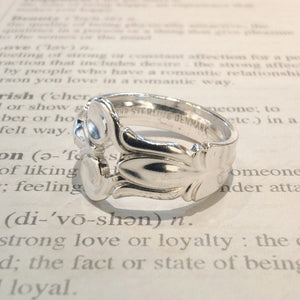 silver spoon ring