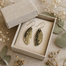 Load image into Gallery viewer, Moonlit Bark Sterling Silver Earrings - Silver Rose Jewellery