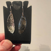 Load image into Gallery viewer, Moonlit Bark Sterling Silver Earrings - Silver Rose Jewellery