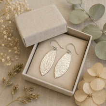 Load image into Gallery viewer, Woven Light Sterling Silver Earrings - Silver Rose Jewellery