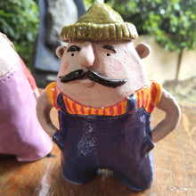 Load image into Gallery viewer, Whimsy Folk - Rusty Whiskers - Sculptural Ceramics - Lynne Asquith