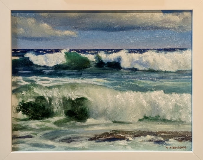 On the break - Oil- Trevor Newman