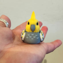 Load image into Gallery viewer, Articulated 3D printed Pearl Cockatiel