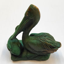 Load image into Gallery viewer, Bronze Sculpture - Pelican with chick and 3 fish - 7/50 by Silvio Apponyi