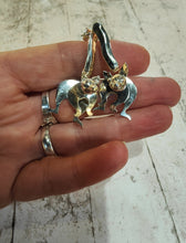 Load image into Gallery viewer, Sterling Silver Articulated Possum Earrings – Rob Morrison