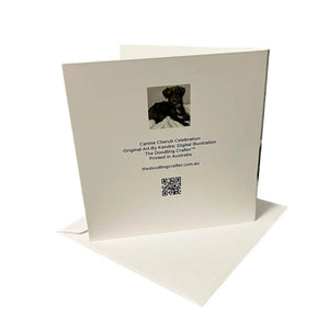 Greeting Card - Canine Cherub Celebration - Kendra Chang