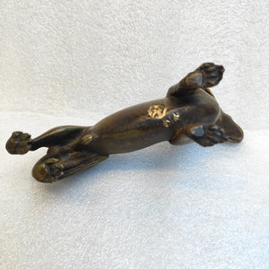 Bronze sculpture -Sausage Dog (Medium) -26/50 -  Silvio Apponyi