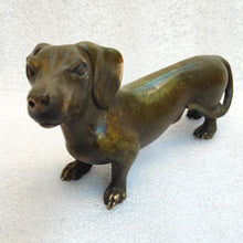 Load image into Gallery viewer, Bronze sculpture -Sausage Dog (Medium) -26/50 -  Silvio Apponyi