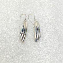 Load image into Gallery viewer, Vintage Scalloped spoon earrings - sterling silver