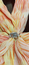 Load image into Gallery viewer, Sterling Silver Scarf Ring with Balinese Bead &amp; Scarf – Rob Morrison