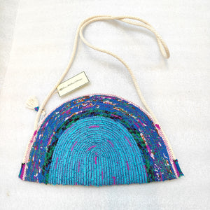 Rope and Fabric Basket shoulder bag - Erica McNicol