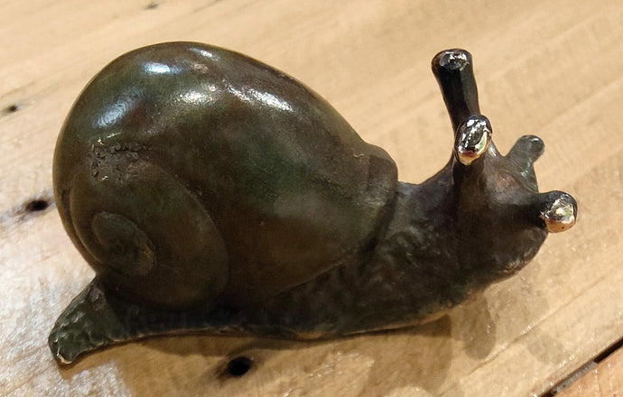 Bronze Sculpture - Snail - 10/50 by Silvio Apponyi