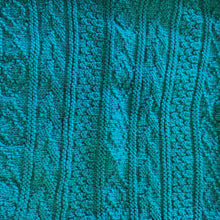 Load image into Gallery viewer, Hand Knitted Teal Wool Children's Jumper