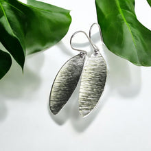 Load image into Gallery viewer, Sterling Silver Spoon Bowl Earrings – Handcrafted &amp; Textured