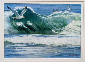 Those lazy summer days - Gouache - Trevor Newman