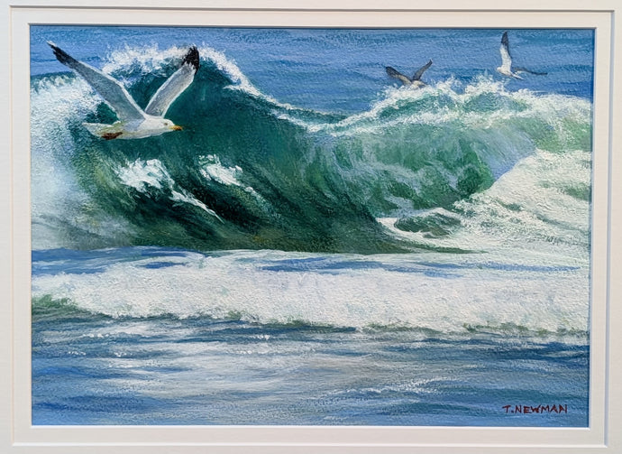 Those lazy summer days - Gouache - Trevor Newman