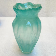 Load image into Gallery viewer, Quirky glass vase - frosty blue - Marjorie Molyneux