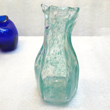 Load image into Gallery viewer, Quirky glass vase - bottle shape - Marjorie Molyneux