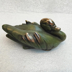 Miniature Bronze Sculpture - Whistling Duck- 15/50 by Silvio Apponyi