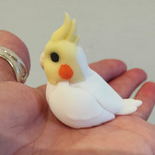 Load image into Gallery viewer, Articulated 3D printed White Cockatiel