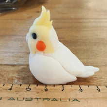 Load image into Gallery viewer, Articulated 3D printed White Cockatiel