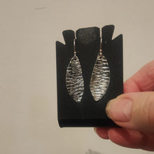 Load image into Gallery viewer, Windblown Grass Sterling Silver Earrings - Silver Rose Jewellery