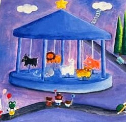 Greeting Card -Zoo Zoom - Kendra Chang