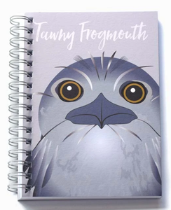 Tawny Frogmouth Wire Bound Journal- Gilli Graphics