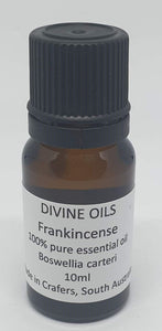 Frankincense 100% Essential Oil 10ml - Divine Oils-Bath & Body-Atelier Crafers 
