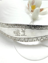 Load image into Gallery viewer, part of a silver sugar tong bangle