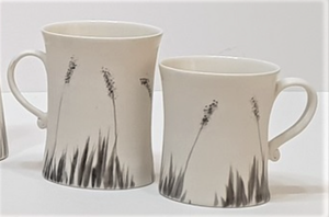 Blackgrass mug - Small - porcelain by Just Jane Ceramics