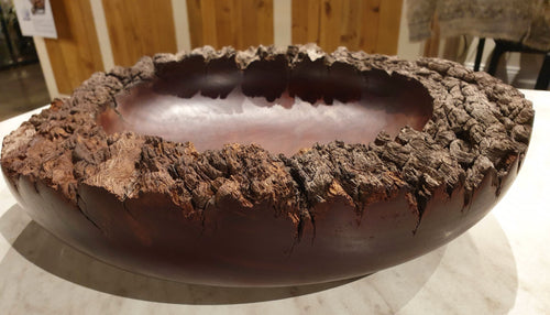 Rustic Red Gum Bowl - Ron Burke-Homewares-Atelier Crafers 