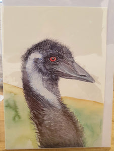 Greeting Card - Emu - Paula Schetters-Homewares-Atelier Crafers 