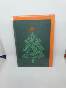 Christmas Card - Christmas Tree - Original lino print-Homewares-Atelier Crafers 