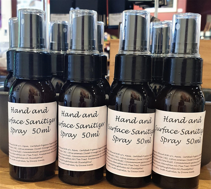 Hand and Surface Sanitizer Spray - 50ml