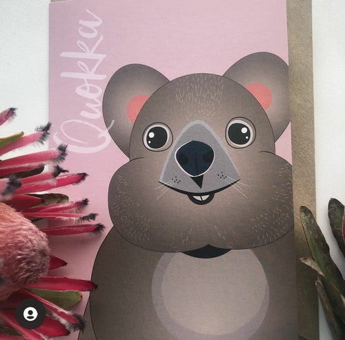 Quokka Greeting Card - Gilli Graphics