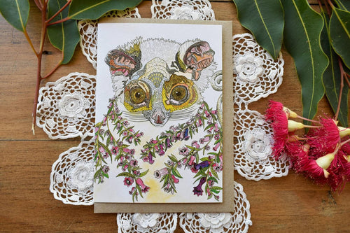 Greeting Card - Ringtail Possum - Zinia King