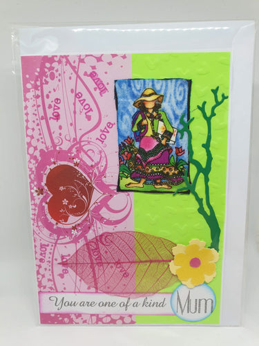 Handmade Mother's Day Cards - Mum, you are one of a kind-Homewares-Atelier Crafers 