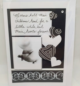 Handmade Mother's Day Cards - Mothers hold their childrens hand.....-Homewares-Atelier Crafers 