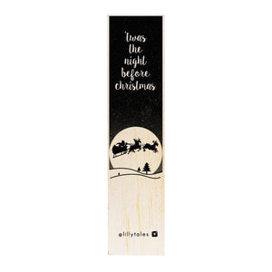 Night Before Christmas | wooden bookmark-Stationery-Atelier Crafers 