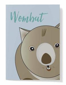 Wombat Greeting Card | Bookmark. 5% to the Australian Conservation Foundation