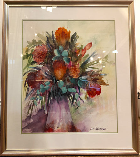 Birthday Flowers - Watercolour - Norma Jean Mansell